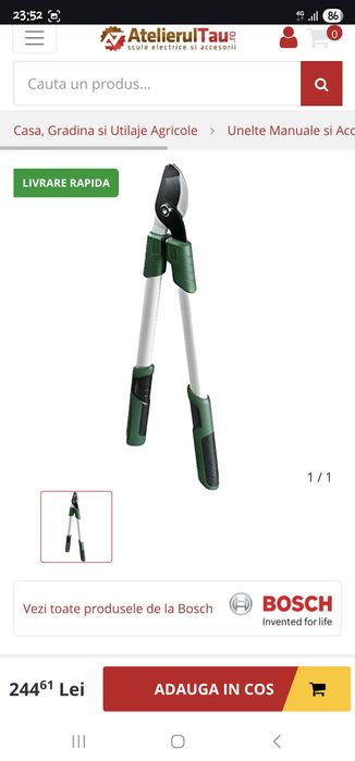 Foarfeca de crengi -marca bosch