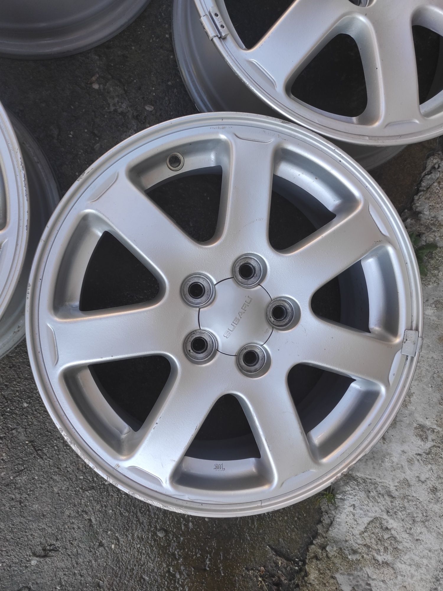 4 Jante Originale Subaru; 6JxR15; 5x100; ET 55