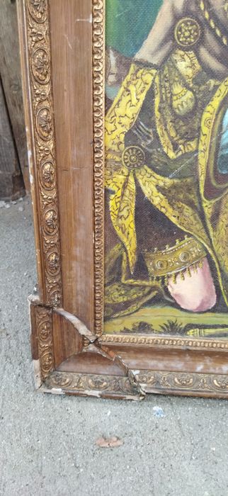 Vând tablou vechi și  semnat