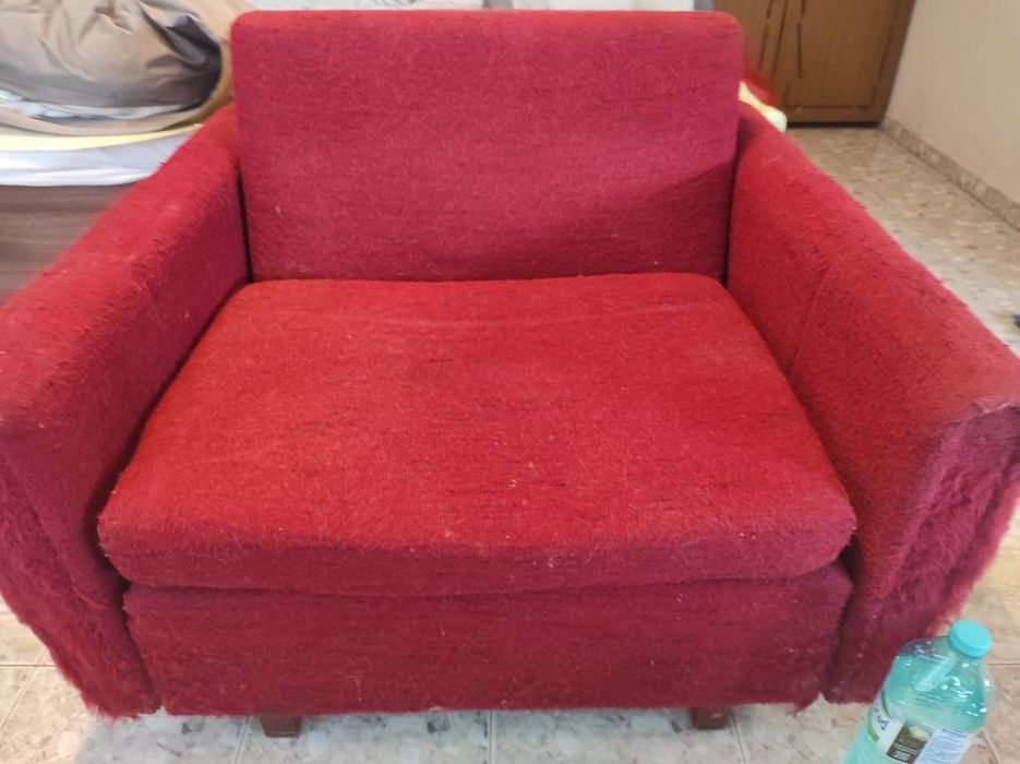 Стар   разтегателен. фотьойл  .  Размер. 190-80 см.