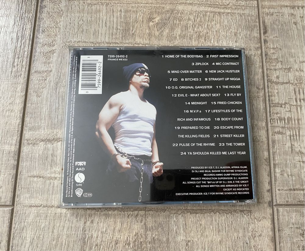 Cd-uri originale Ice - T (rap/hip-hop)