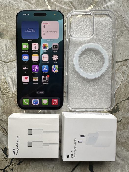 iPhone 16 Pro Max, fara resetare, impecabil