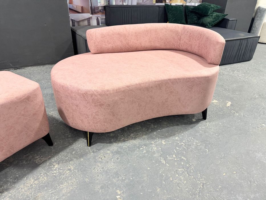 Мини диван+пуфик для дома офиса салона красоты