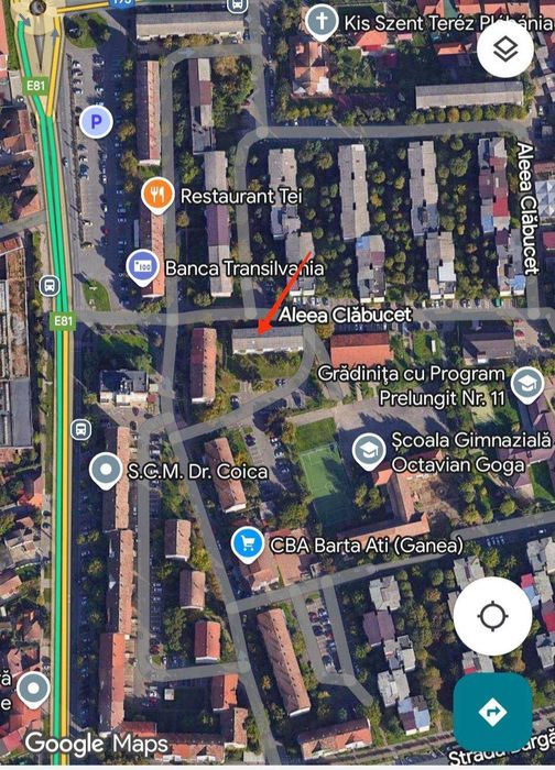 Chirie apartament 2 camere, caramida, 50mp, etaj 2, Clabucet