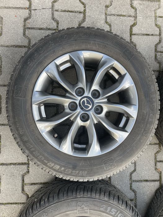 Jante originale Mazda CX-3, 5x114.3 + anvelope iarna 215/60R16