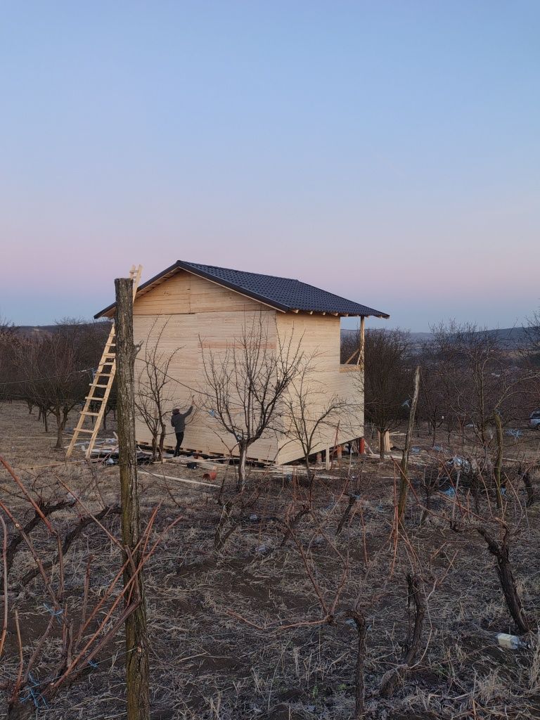 Foisoare, Terase, Cabane stil A-Frame si case din structura de lemn
