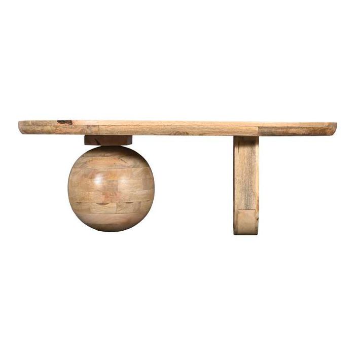 Маса, Kane, Натурален, Бял, Дърво,110х72х38см.