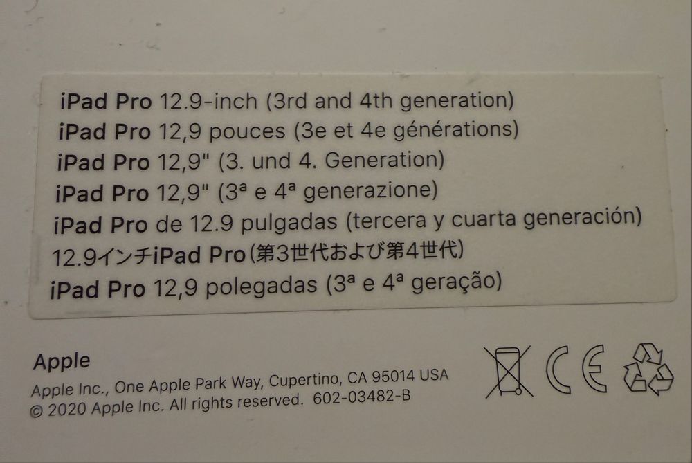 Husa cu tastatura Apple iPad Magic Keyboard pentru 12.9 inch