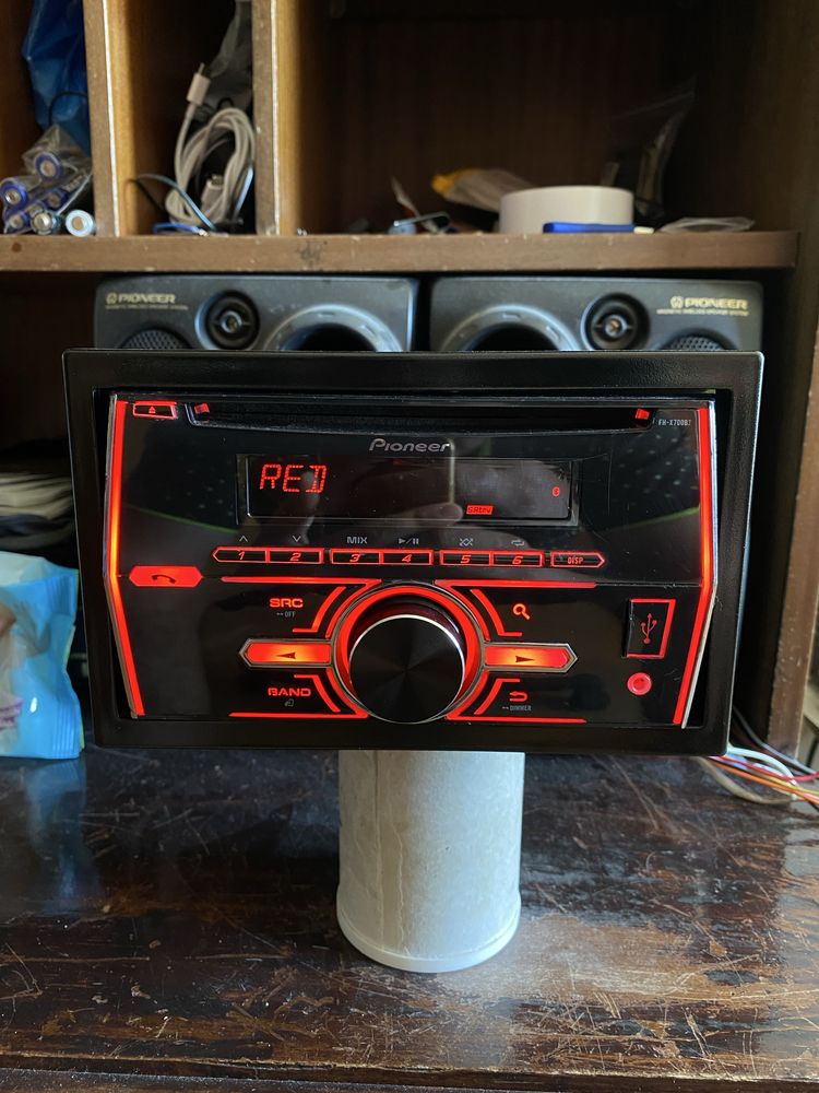 Pioneer FH-X700BT - ДВОЕН ДИН- BLUETOOTH USB CD радио плеър за кола сд