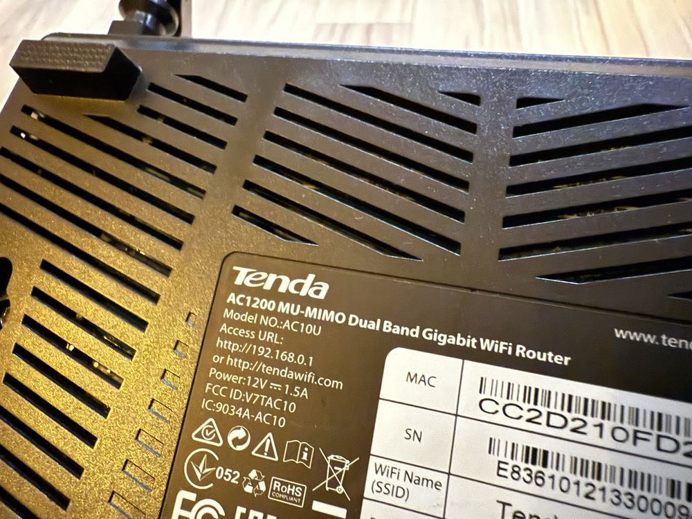 Wi-Fi Рутер Tenda AC1200 MU-MIMO Dual Band Gigabit