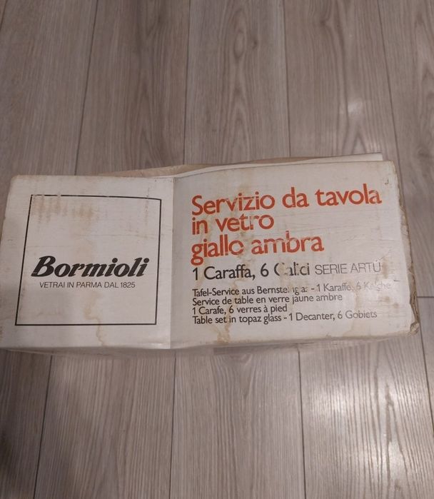 Vand Serviciu de masa din sticla mata  Bormioli