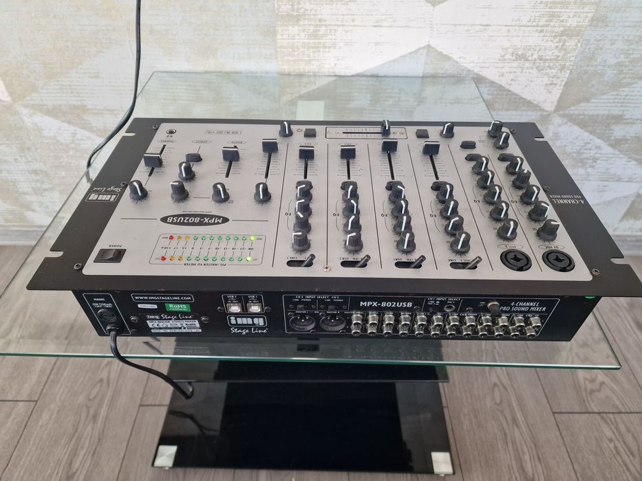 Vând mixer audio Stage Line MPX-802USB
