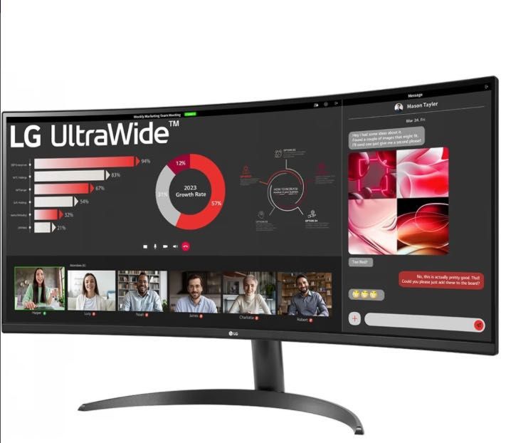 monitor ultrawide LG 34WR50QC-B , hard