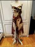 Rochie cocktail din voal
