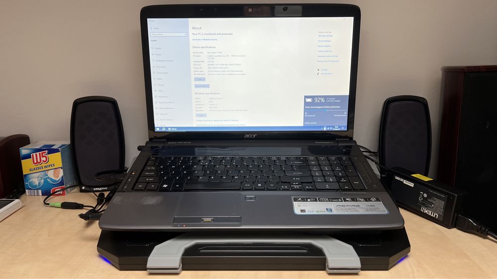 Laptop Acer Aspire 7738 17.3” LG LED Intel nVIDIA WD SSD