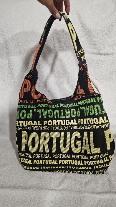 Geanta de plajă imprimeu Portugal, nouă.
