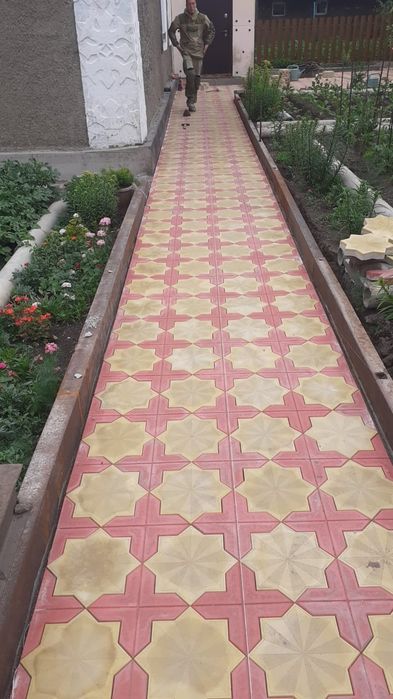 Укладка брусчатки, пареблик, бордюров