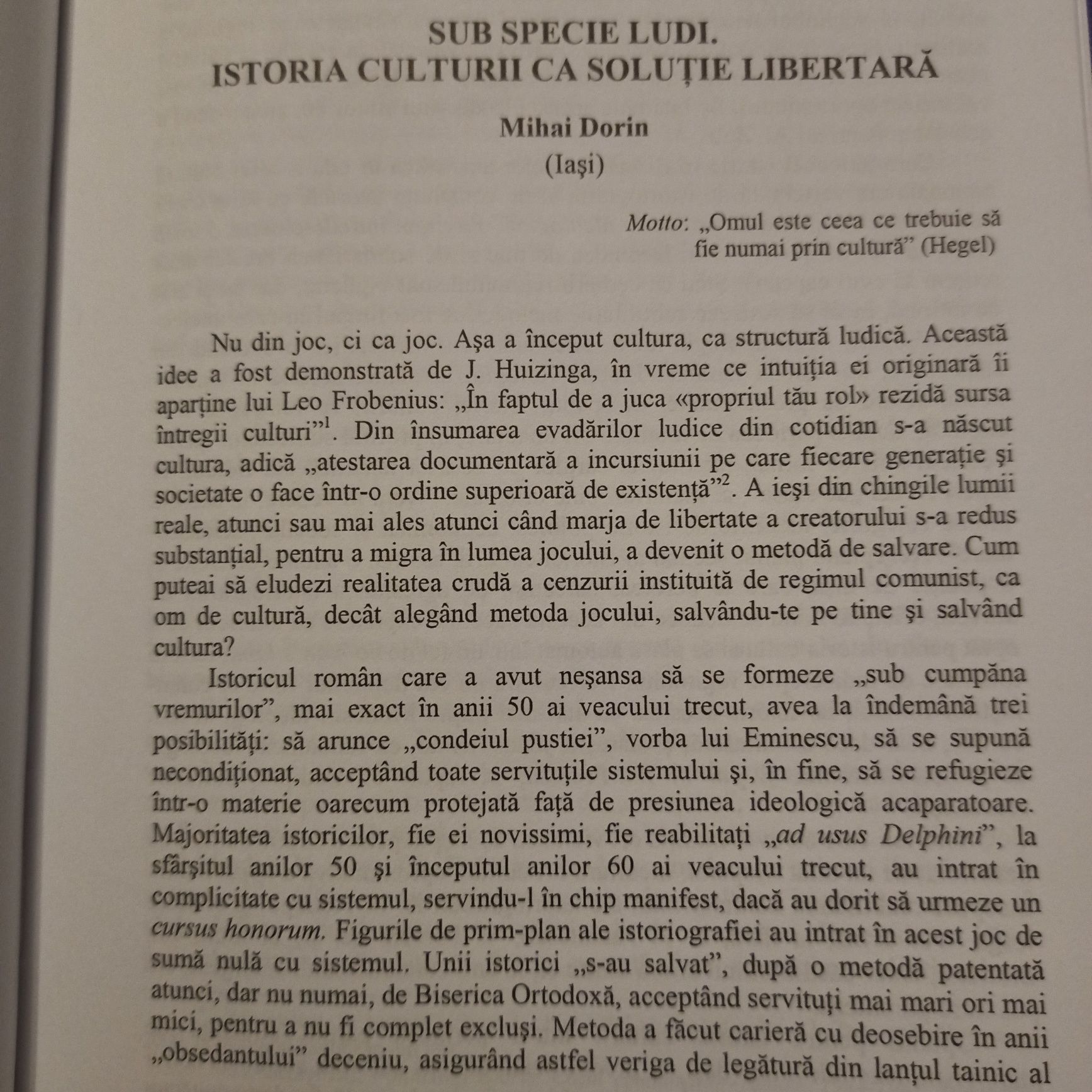 Historia sub specie aeternitatis. Alexandru Zub- V. Spinei, Gh.Cliveti