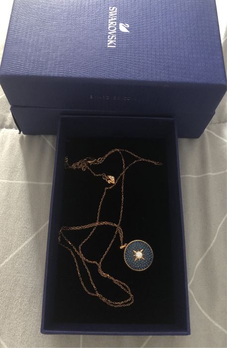 Pandativ cu medalion Swarovski placat aur