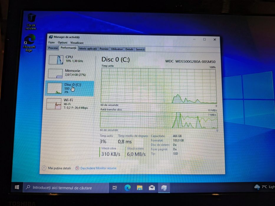 Laptop Toshiba Satellite M500-A-10Z