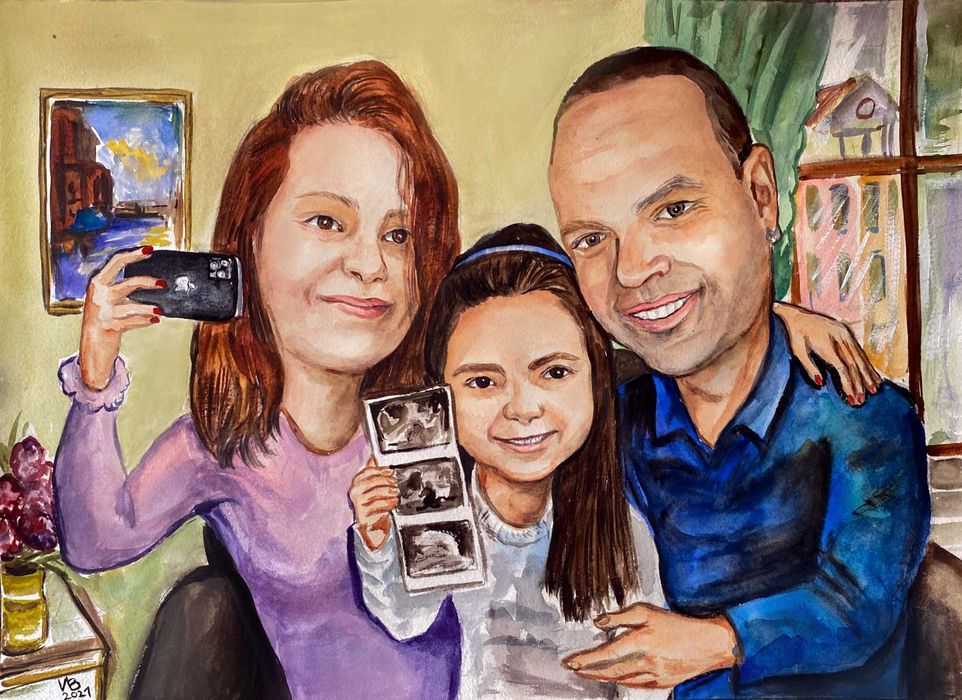 Карикатури, потрети - ръчна изработка