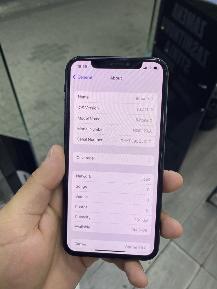 Iphone x 256 gbb