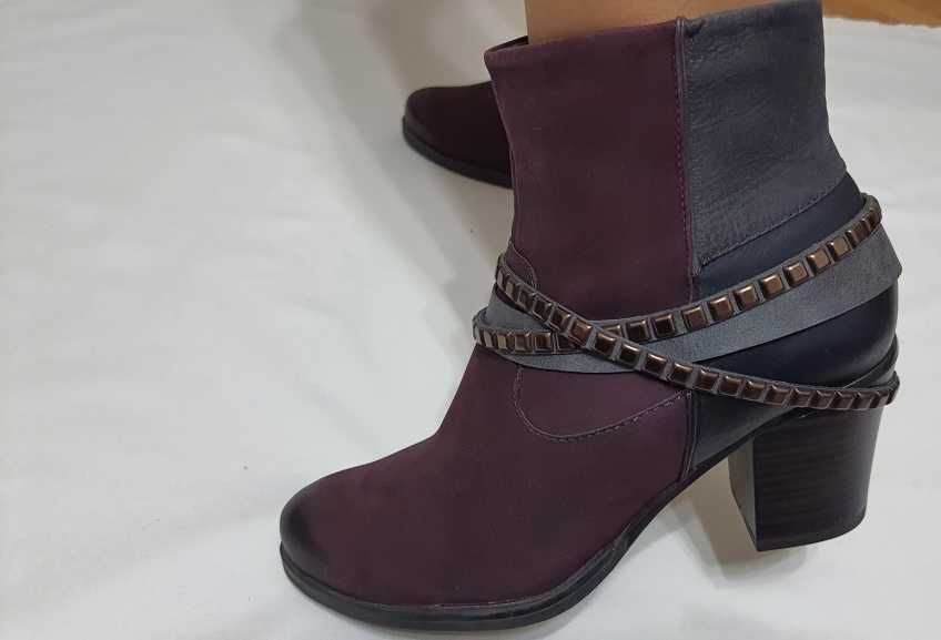 Botine elegante piele naturala de la TAMARIS marimea 38