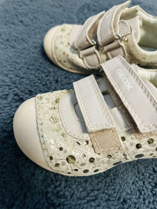 Pantofi Geox piele intoarsa copii 22
