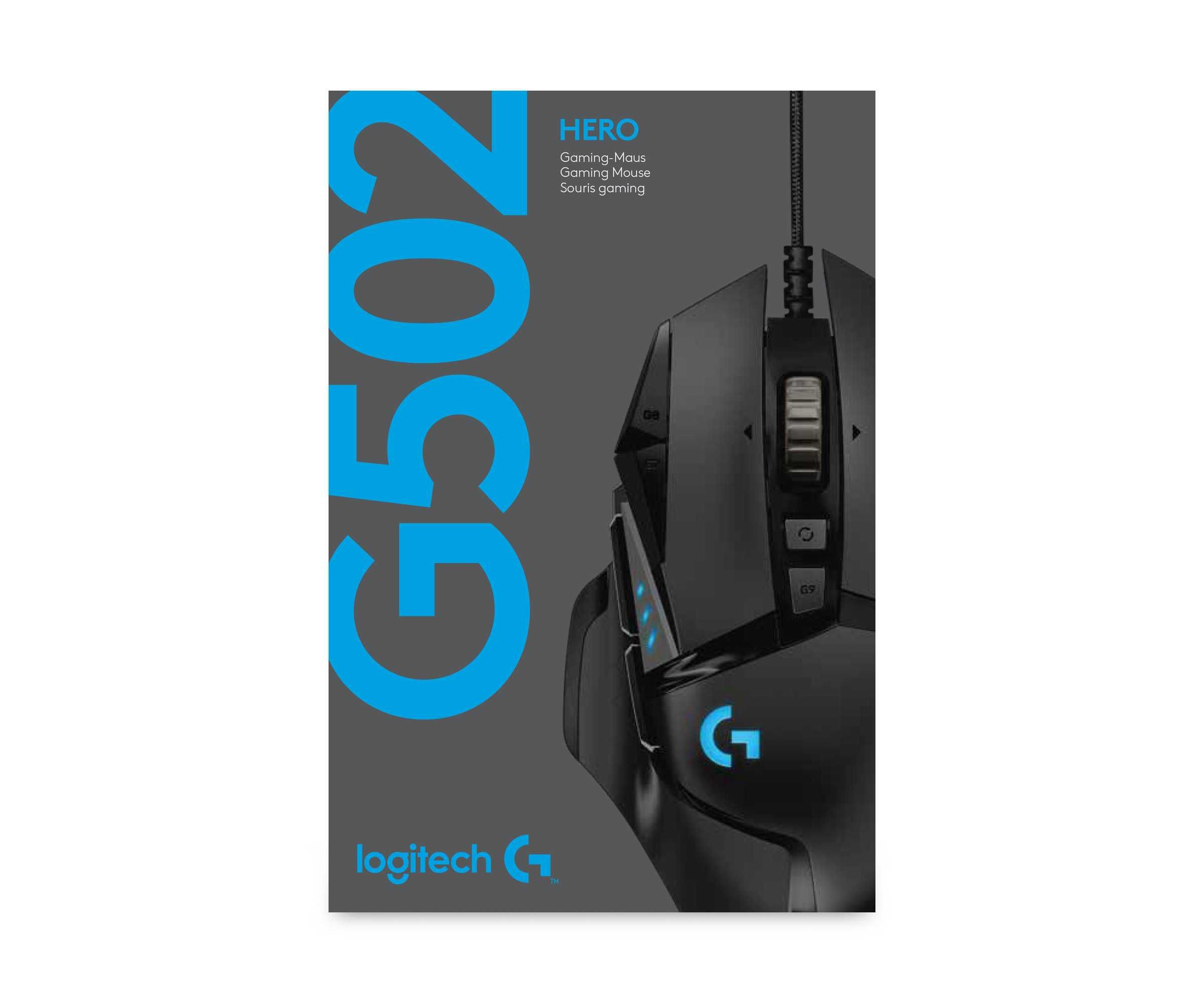 Mouse Gaming Logitech G502 Hero 910-005567 Fir nefolosit Nou Sigilat