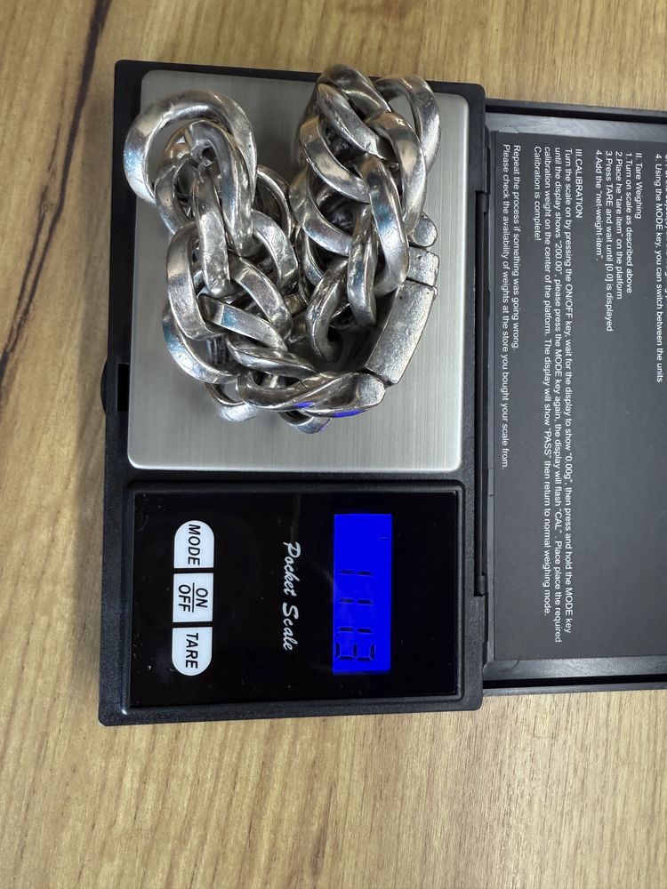 Buddha to Buddha Chain Big -2-сребърни гривни