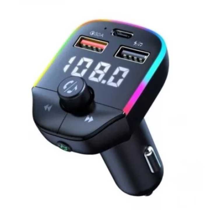FM трансмитер Блутут Digital One SP00969 ZTB-A9, 20W, Bluetooth v.5.0