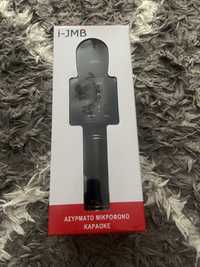 Microfon Profesional Wireless Bluetooth, Karaoke, Negru, USB, Card TF,