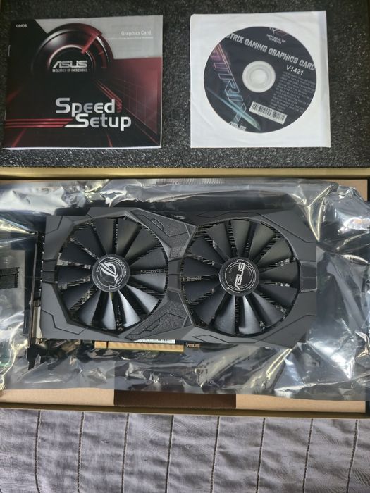 GeForce GTX 1050Ti Asus ROG Strix Edition (Като нова)