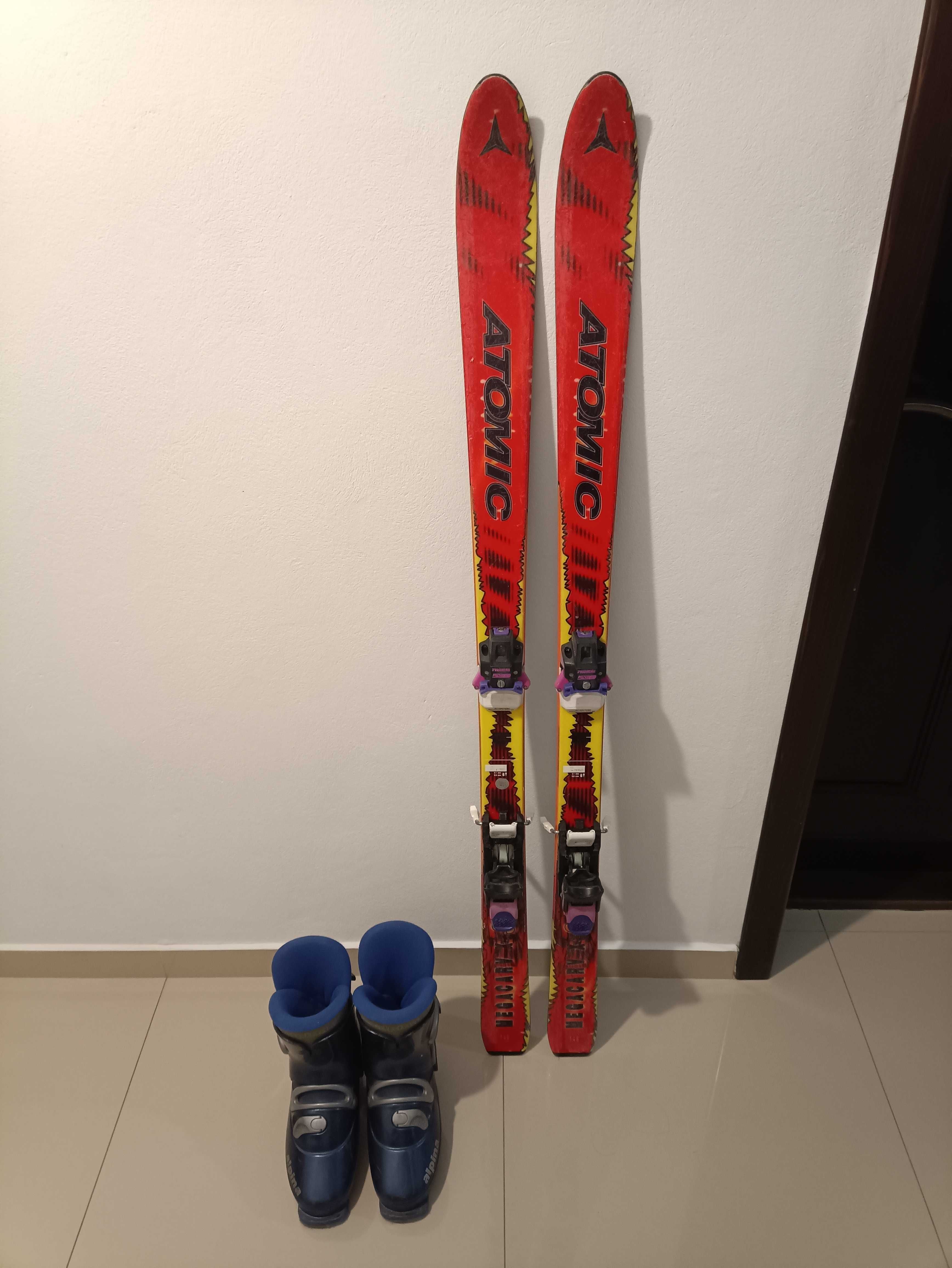 Schiuri atomic 140 + clăpari alpina 297mm