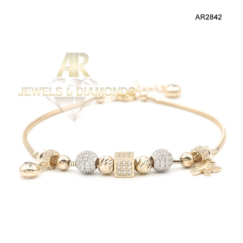 Bratara Aur 14 K model nou unisex ARJEWELS&DIAMONDS(AR2842)