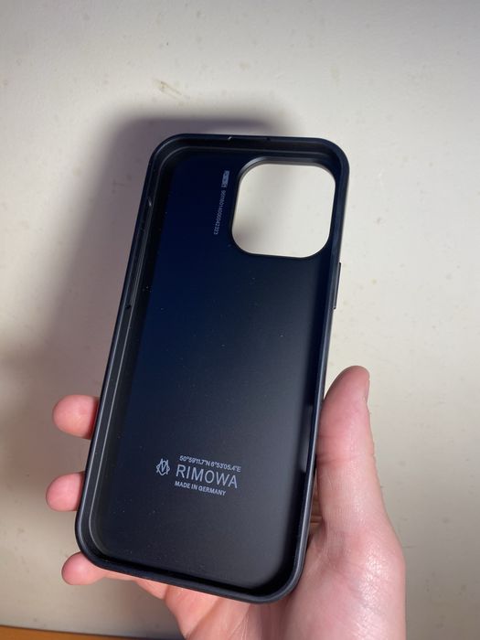 Премиум Калъф RIMOWA Black за iPhone 16 Pro Max