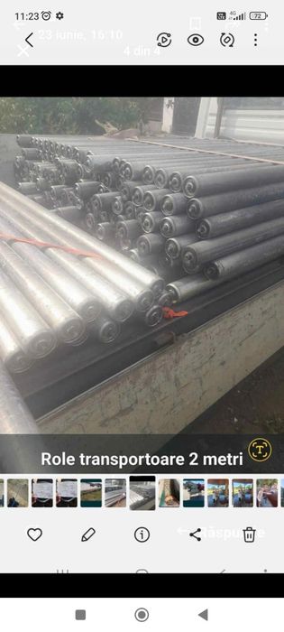 Vând bandă transportoare cu role