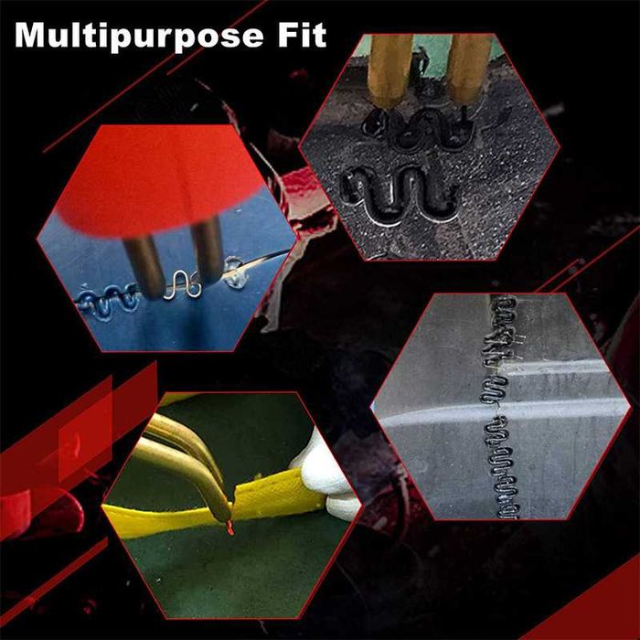 OFERTA Trusa Aparat Pistol De Lipit Plastic 50W, 200 cleme, Produs NOU