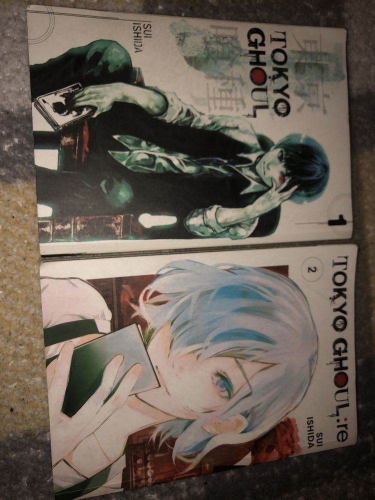 Токио гул манги 1 и 2 Tokyo ghoul