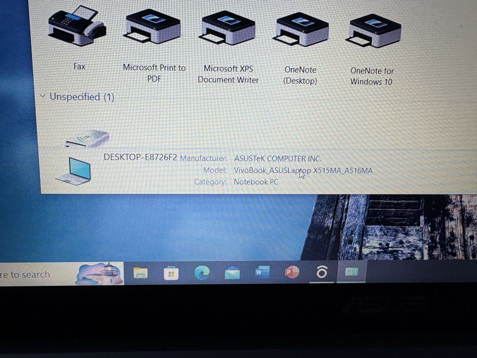 Vand laptop Asus