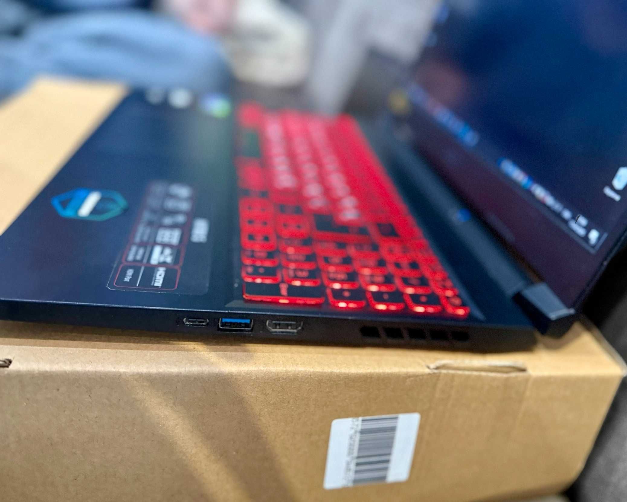Геймърски лаптоп Acer Nitro 5 / RTX 3050 / 24GB RAM / i5 / SSD / 144Hz