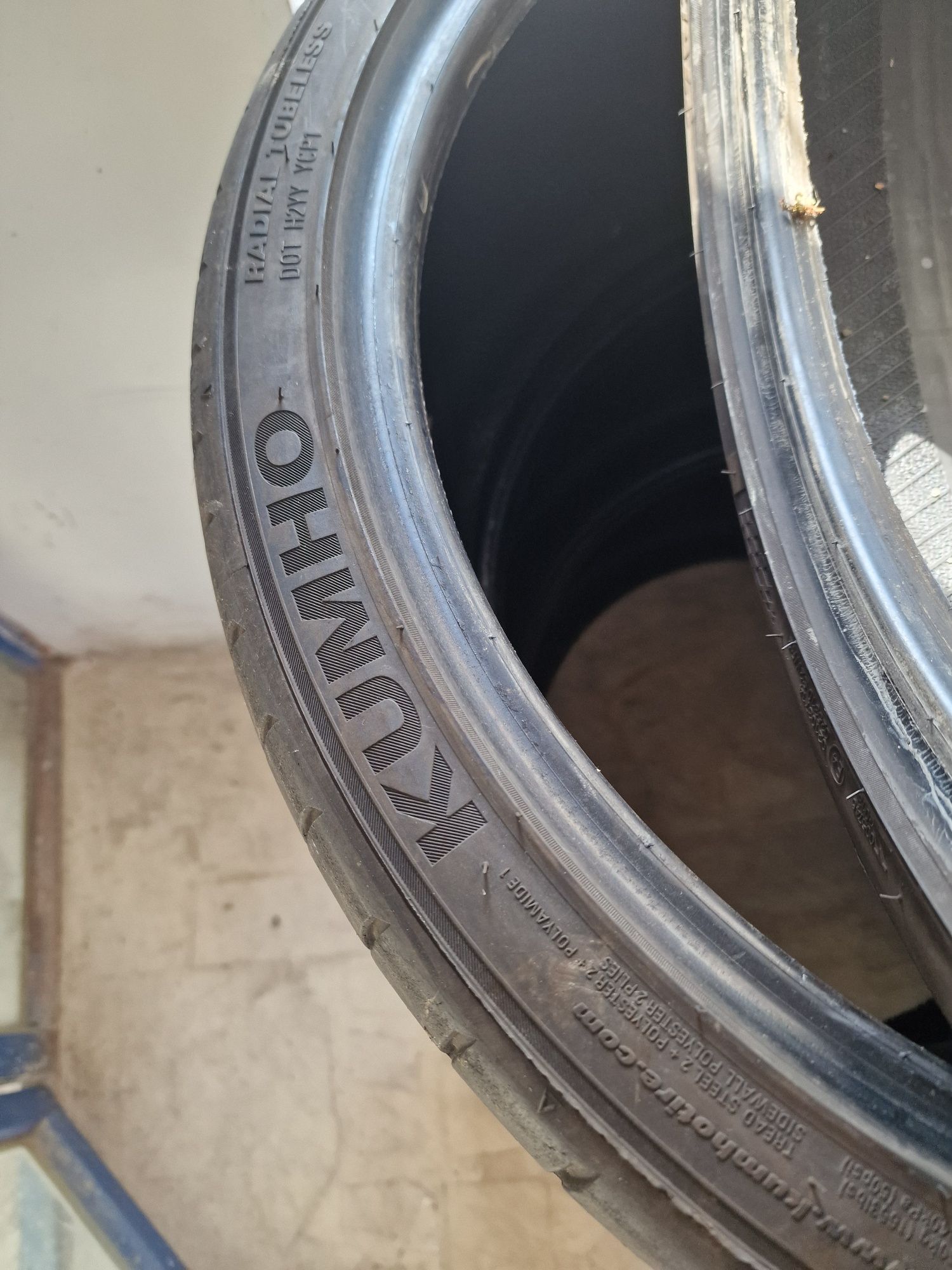 275 30 21 цола DOT 0222 ZR2198Y 4 броя Kumho  EKSTA PS 91 Замъка Ямбол