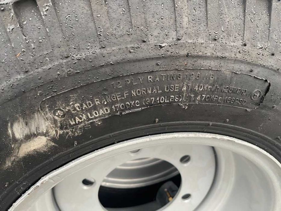 Anvelope noi cu janta 10.0/75-15.3 cauciucuri groase 12pr remorca