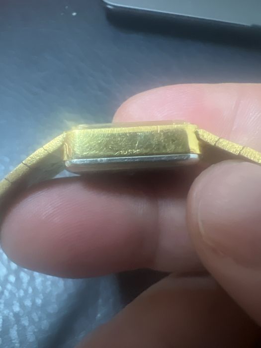 Vand/schimb Tissot dama placat aur, mecanic cu ceas barbatesc