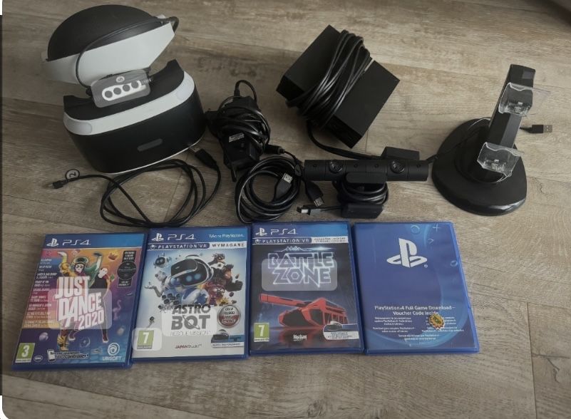 playstation 4 slim 1tb +шлем VR+ диски