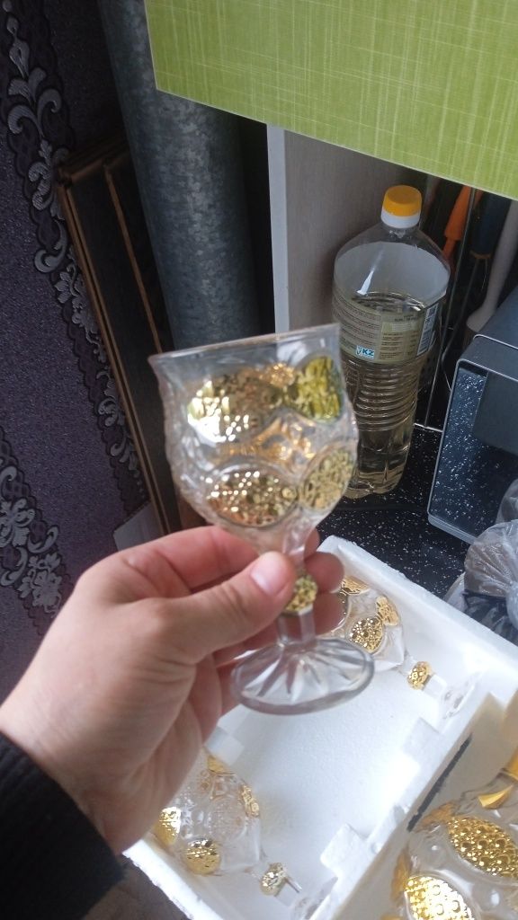 Фужера и ваза набор