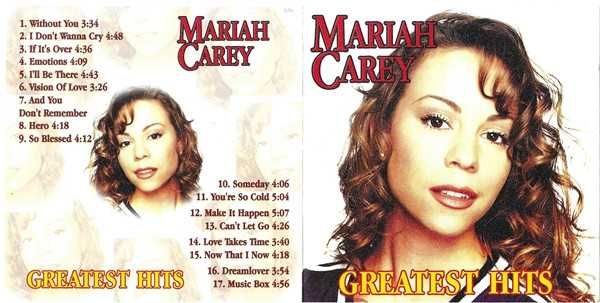 CD Mariah Carey - Greatest Hits