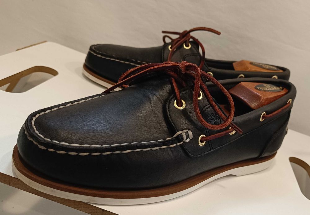 Pantofi casual boat 40.5 41 premium Timberland piele naturala moale