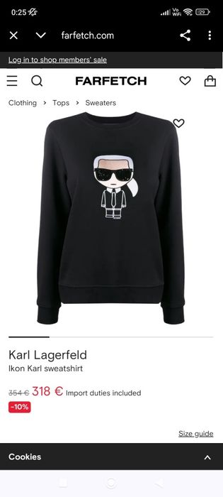 Bluza KARL LAGERFELD dama originala marimea xs,s  noua cu eticheta