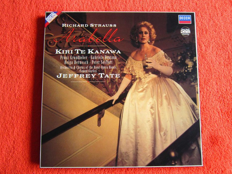 vinil Strauss Arabella -Kiri Te Kanawa,J.Tate,Covent Garden Londra1986